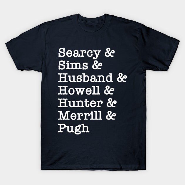 Names of Regulators (Large Font) T-Shirt by Aeriskate